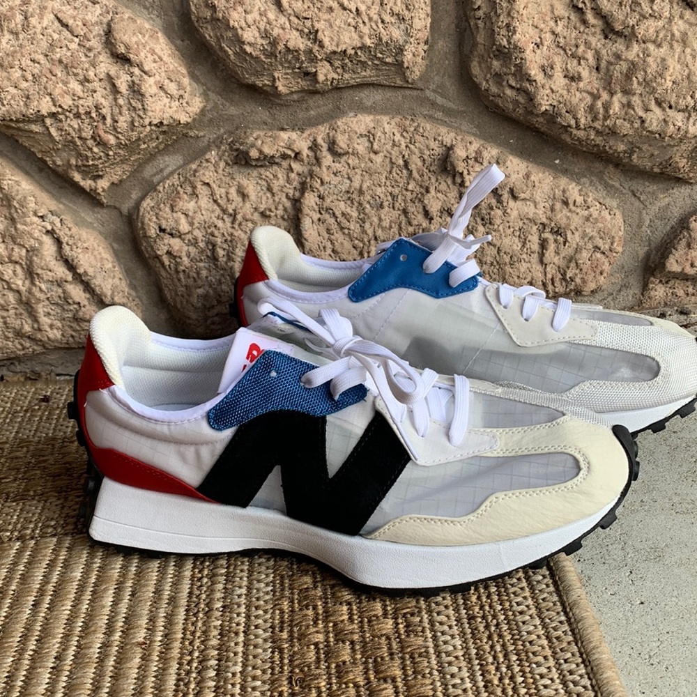 New balance 327 men’s trainers MS327AW1 red,white and blue